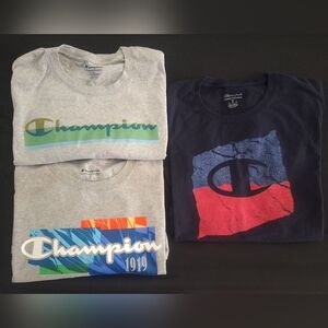 Mens Champion Tee Shirt Lot Of 3 Size XL